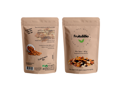 Lot 100 Sachets de 40g - Mix Bio Secs