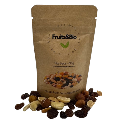 Lot 100 Sachets de 40g - Mix Bio Secs